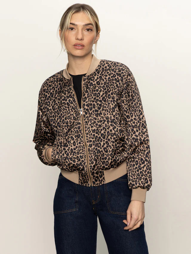Monroe Sateen Bomber Jacket