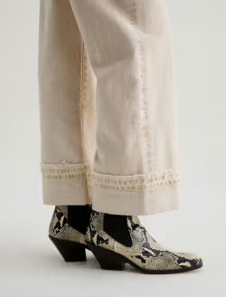 AG Saige Crop Pants | Melange Camel