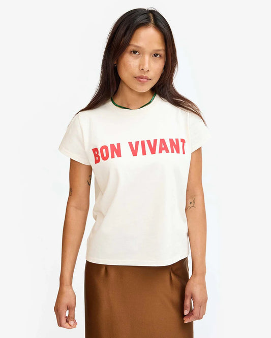 Tee | Clare V. Bon Vivant Cream | L