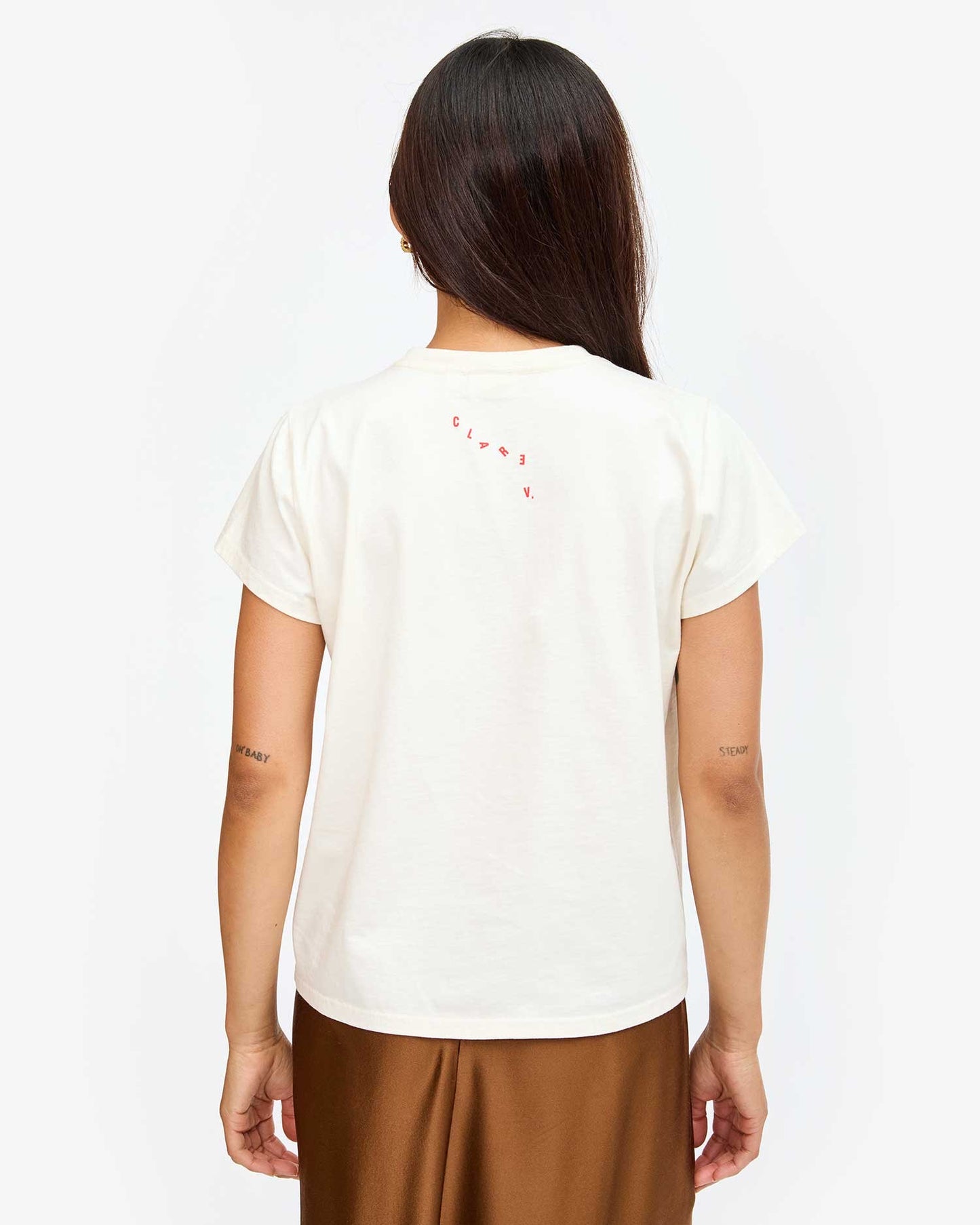 Tee | Clare V. Bon Vivant Cream | L