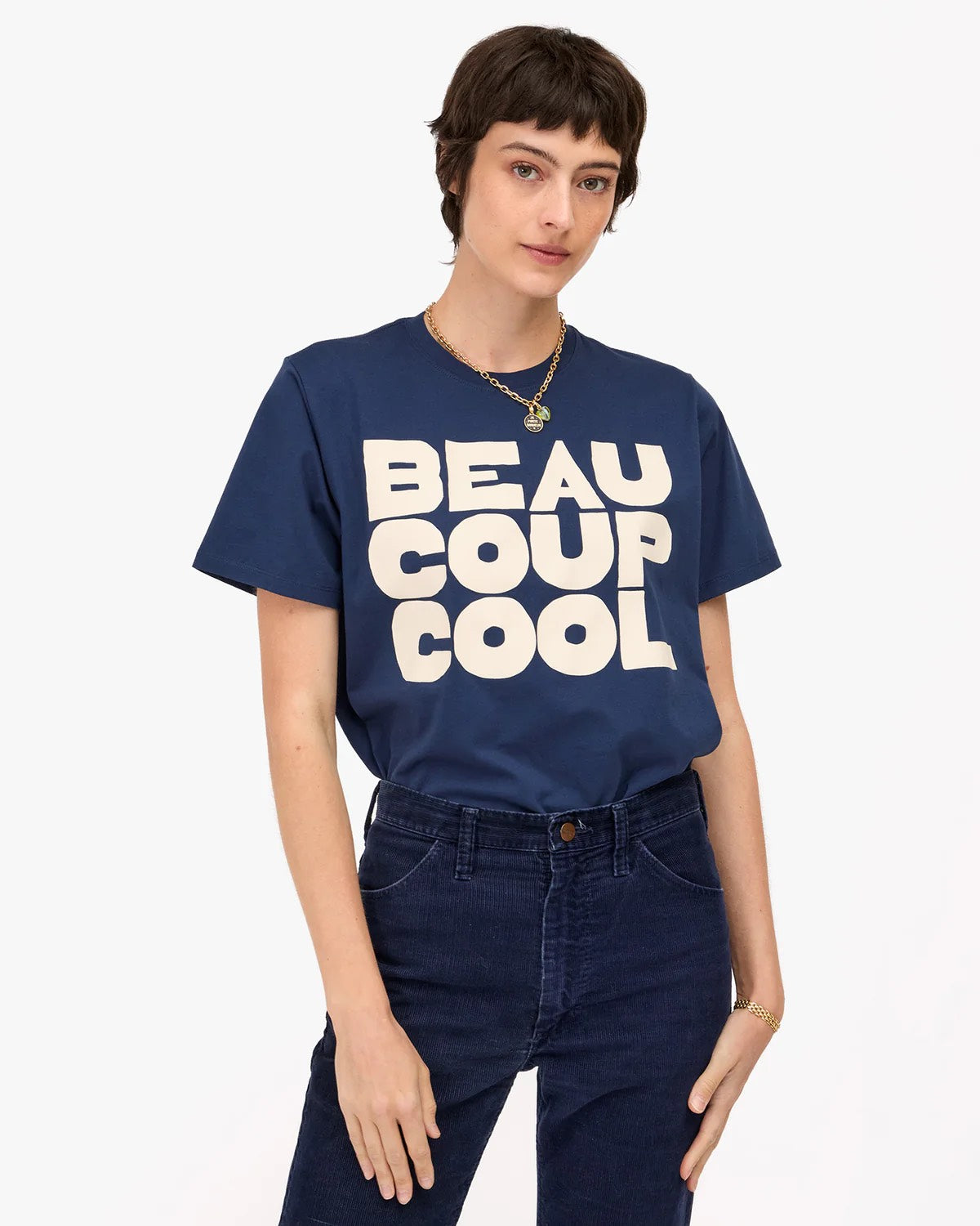 Tee | Clare V. Beaucoup Cool | XS