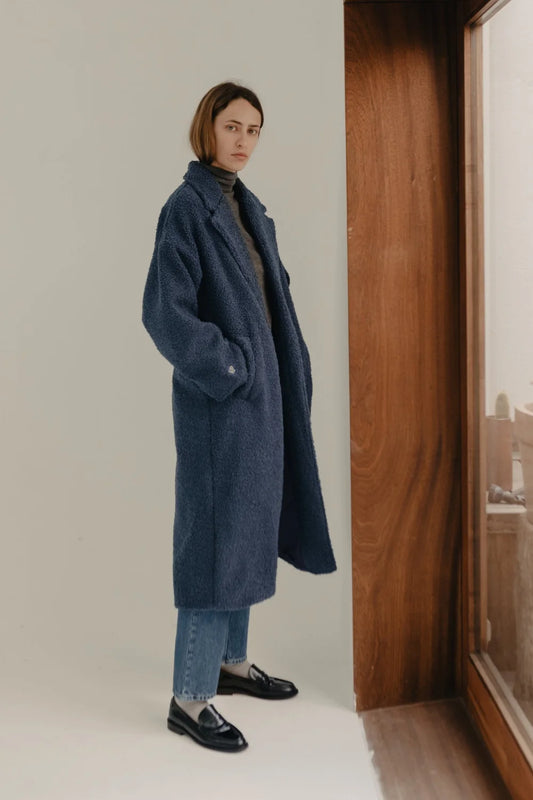 Coat | Van Palma Jacky Navy Blue | L