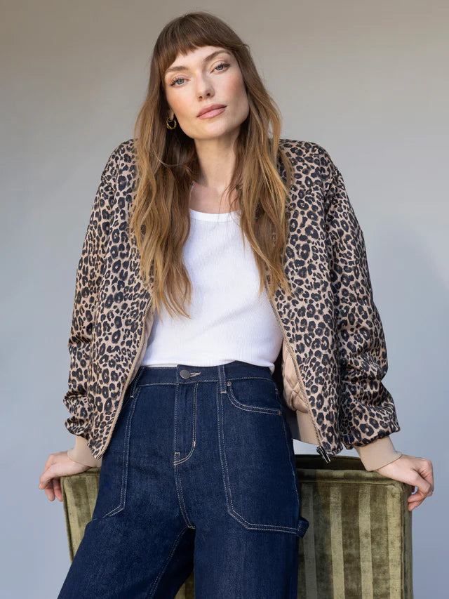 Monroe Sateen Bomber Jacket