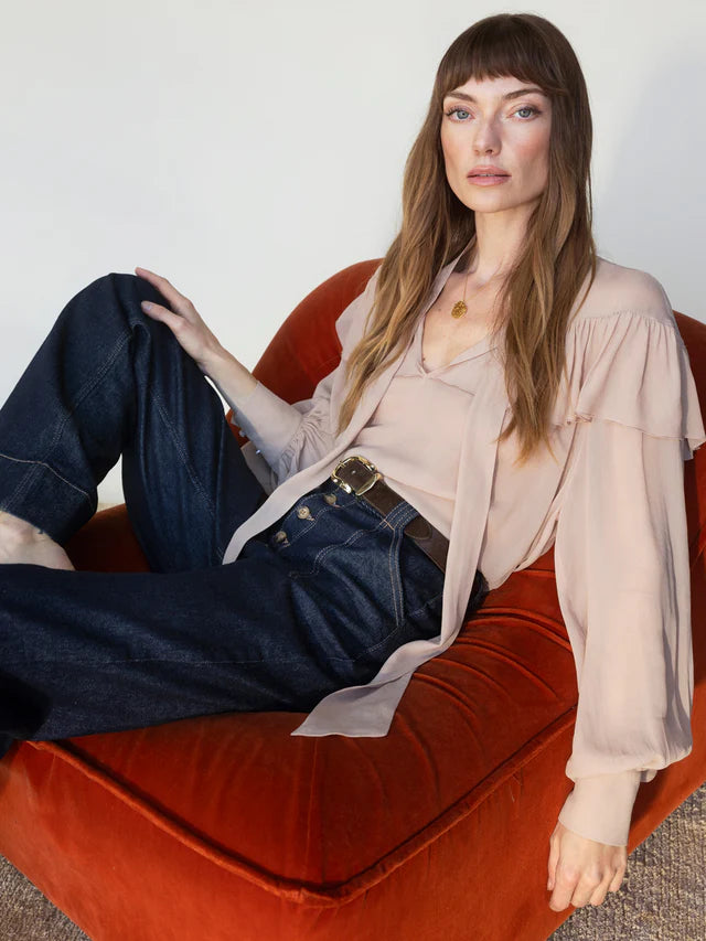 Sanctuary Fade Into You Ruffle Blouse