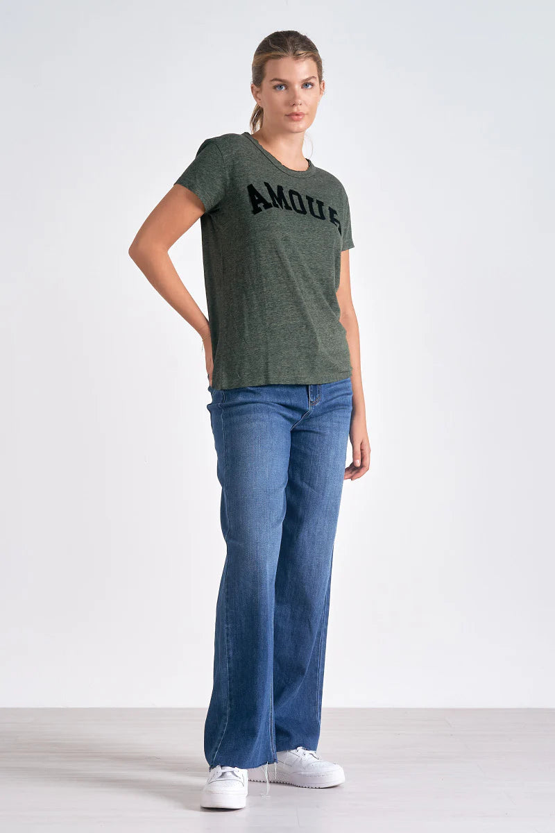 Tee | Olive Elan Amour | M