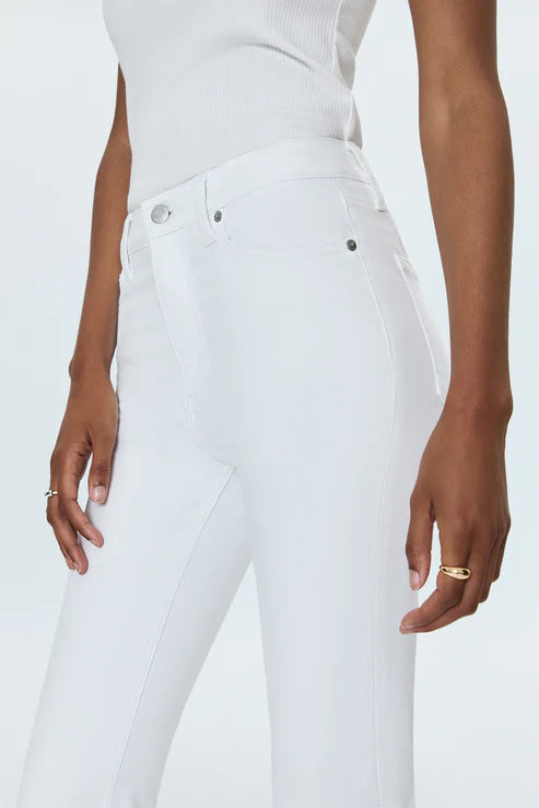 Lennon High Rise Boot Jean | White
