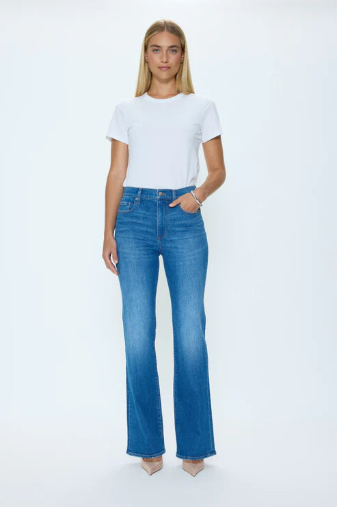 Evie High Rise Slim Boot Jean