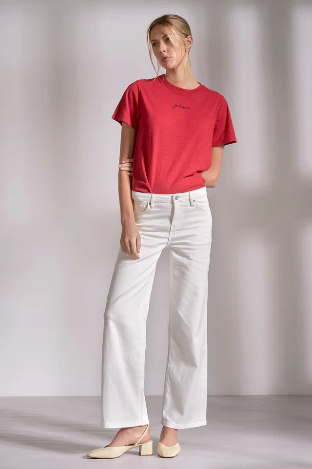 Red Je T'aime Tee