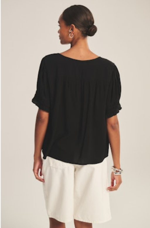 Velvet Carmella Blouse | Black