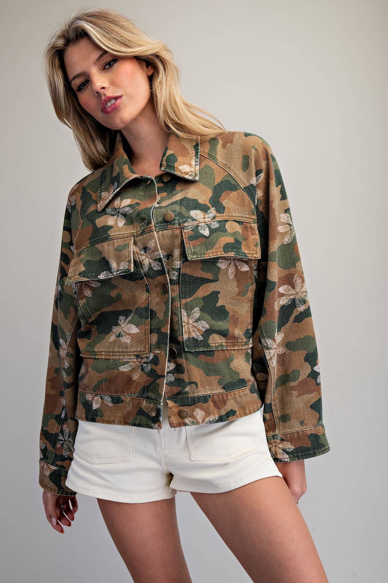 Floral Camo Jacket