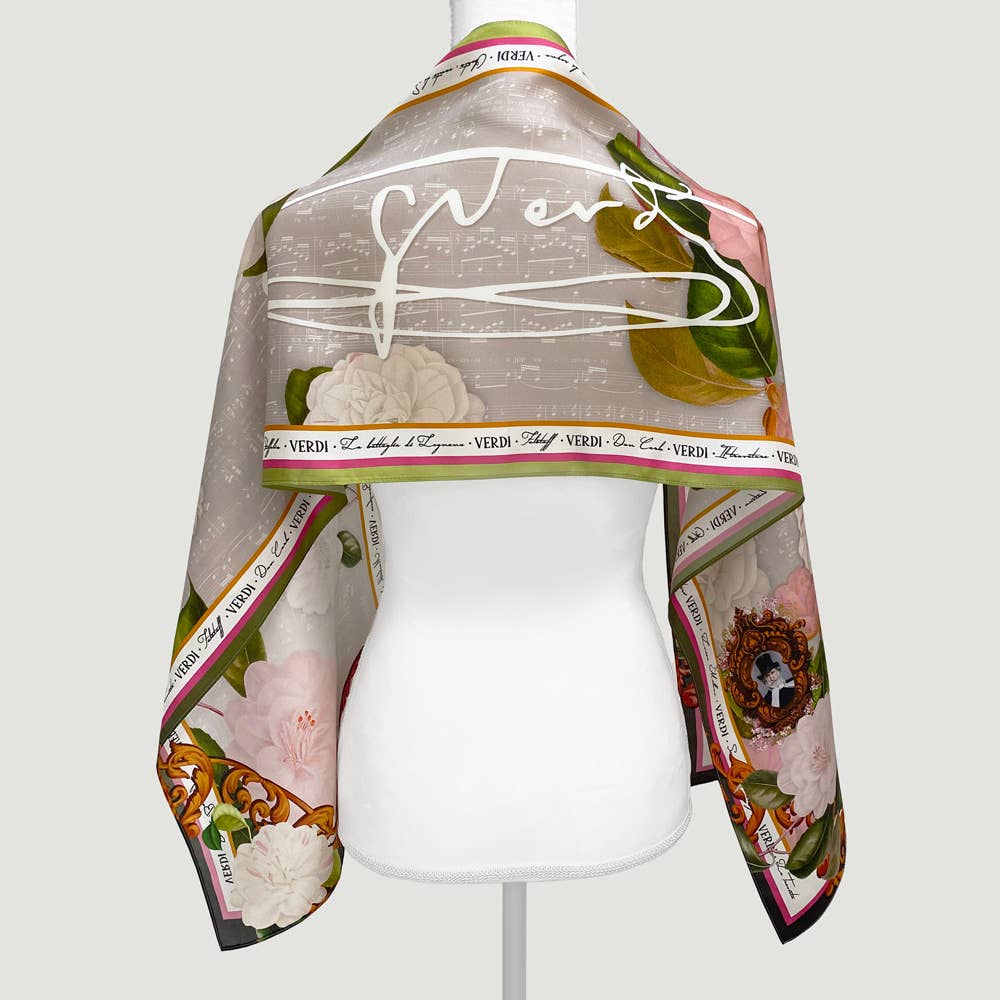 Verdi Inspired Silk Scarf
