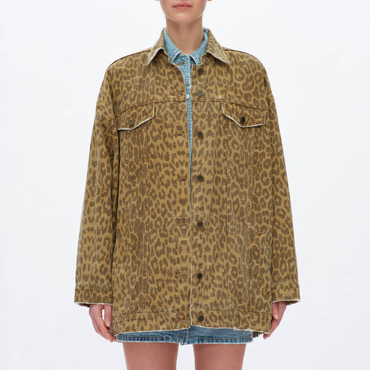 Jacket | Bayeas Twill Leopard | L