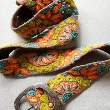 Belt | Andean Whisper Embroidered | S