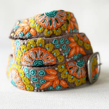 Belt | Andean Whisper Embroidered | S