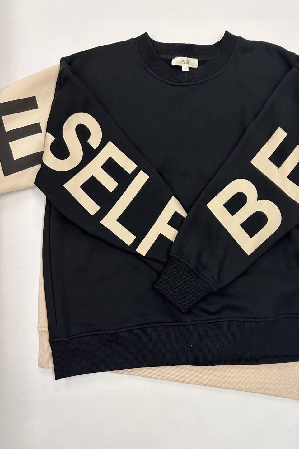 Sweatshirt | Be Yourself Black | M