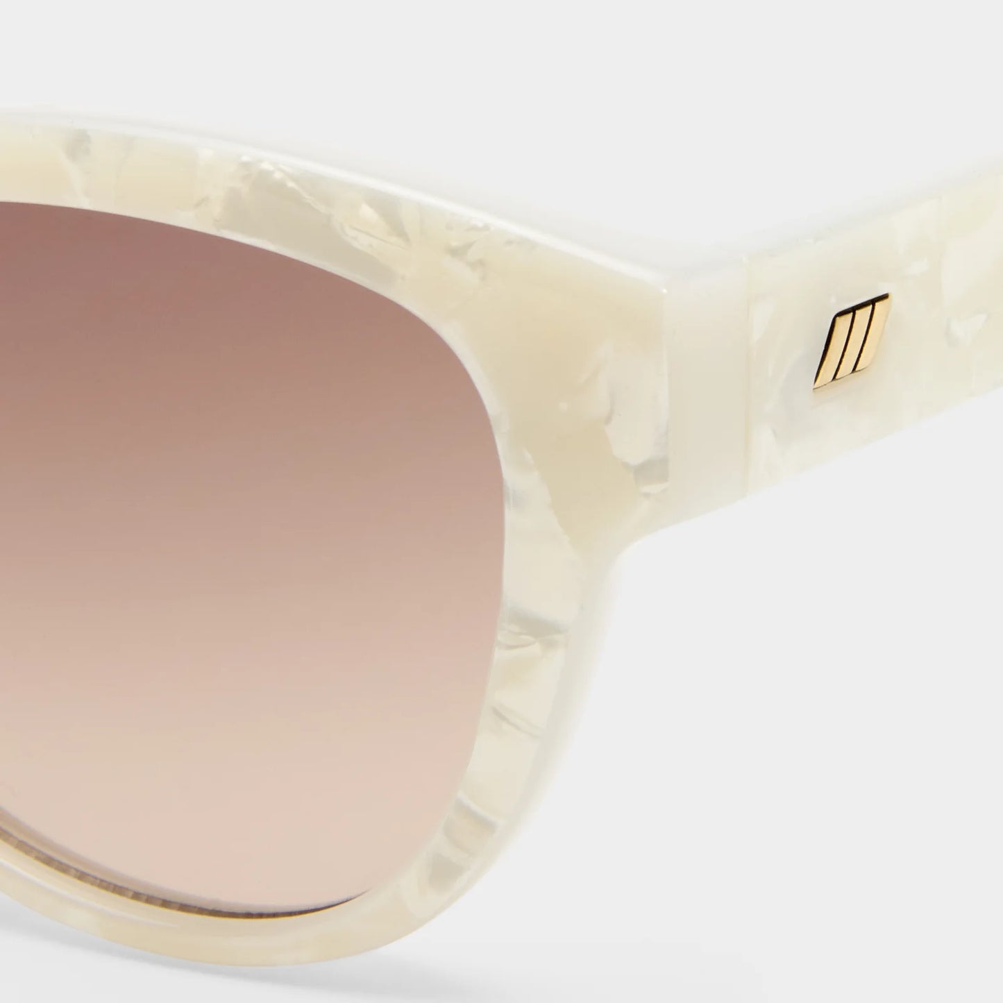 Majestic Sunglasses | White Marble