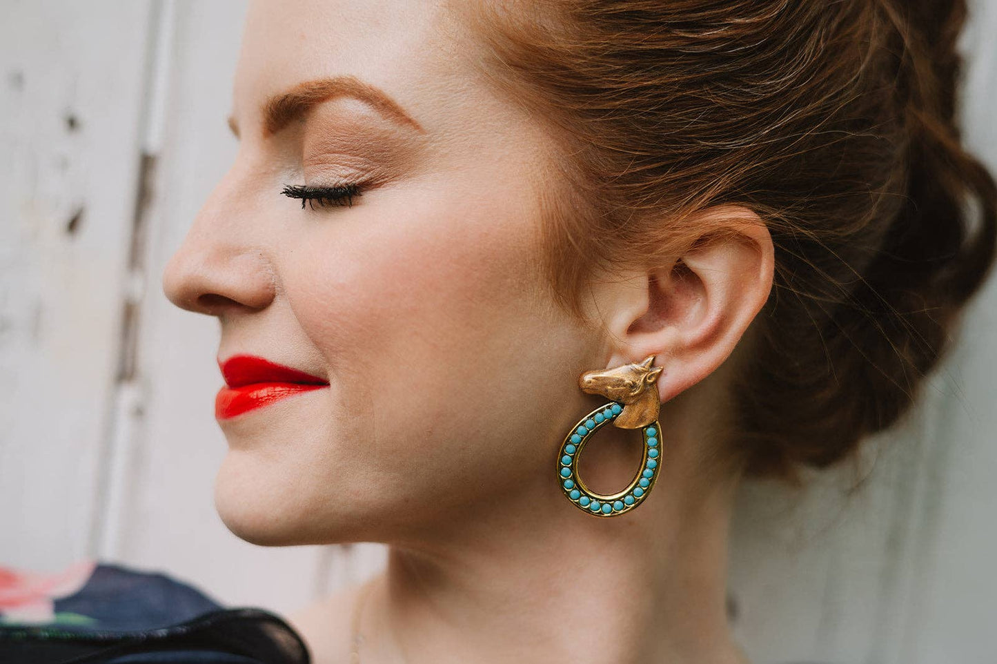Lexington Horse Earring
