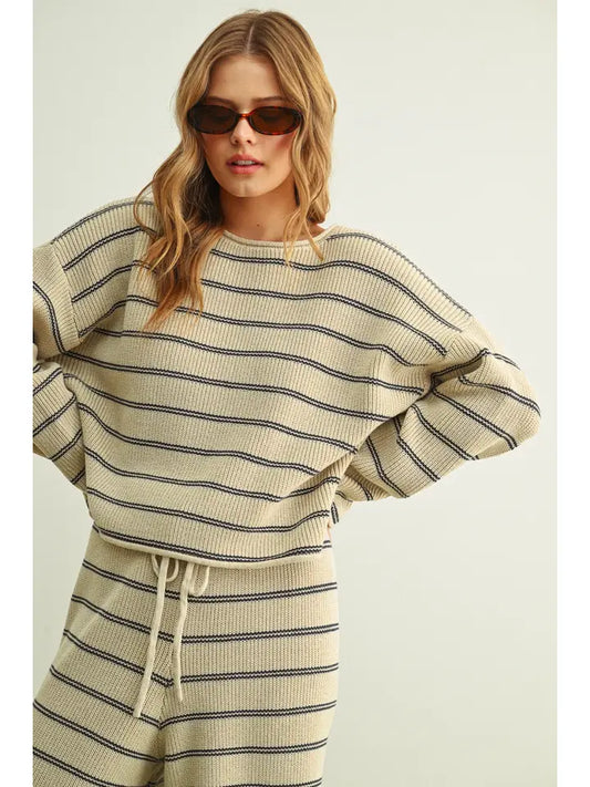 Striped Long Sleeve Sweater