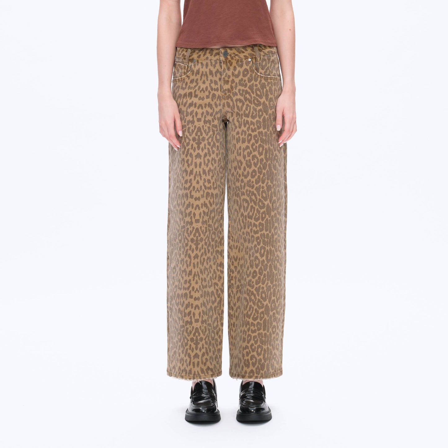 Pant | BAYEAS Leopard Jeans | 30