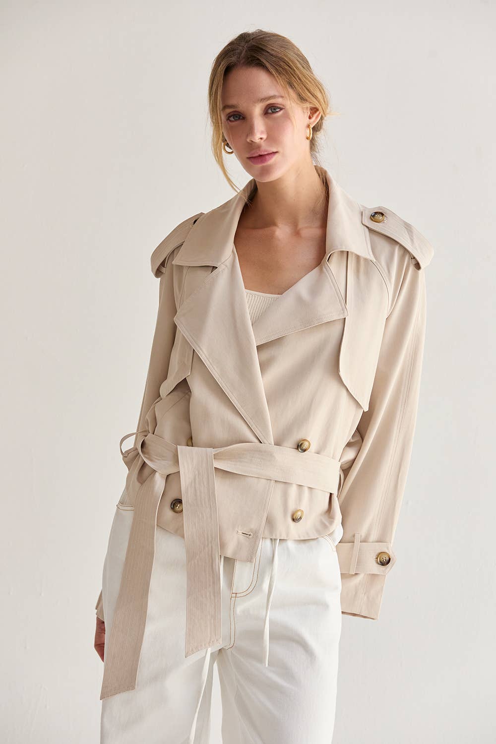 Reese Lightweight Trench | Bone
