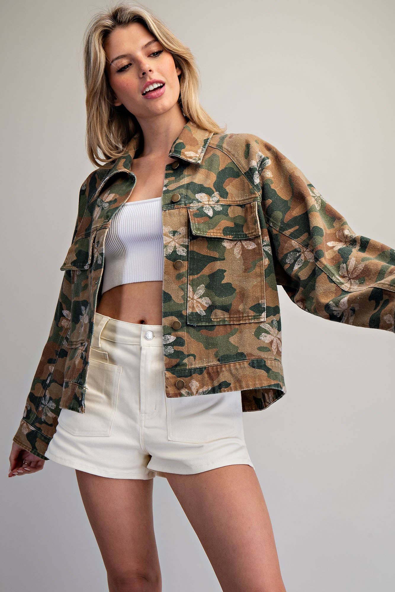 Floral Camo Jacket