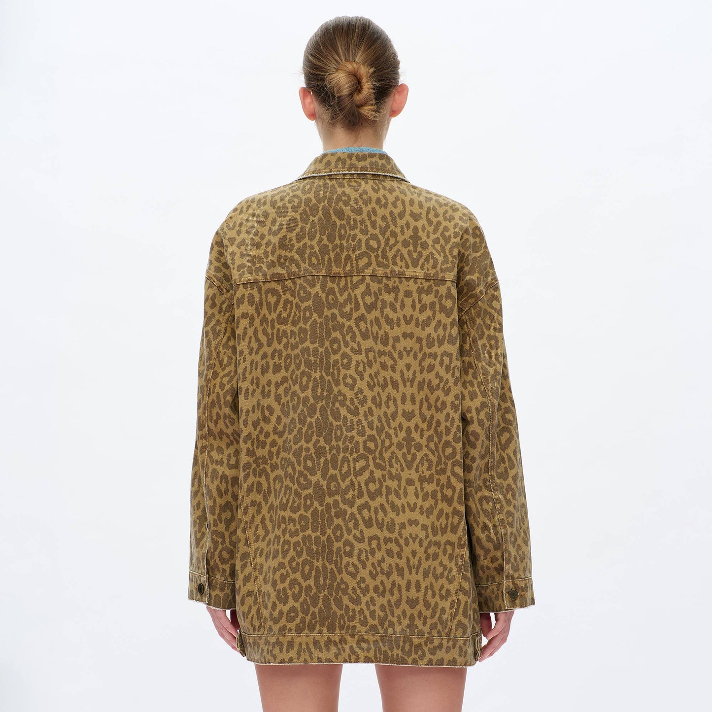 Jacket | Bayeas Twill Leopard | XS
