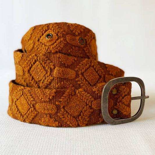Belt | Terracotta Embroidered | M