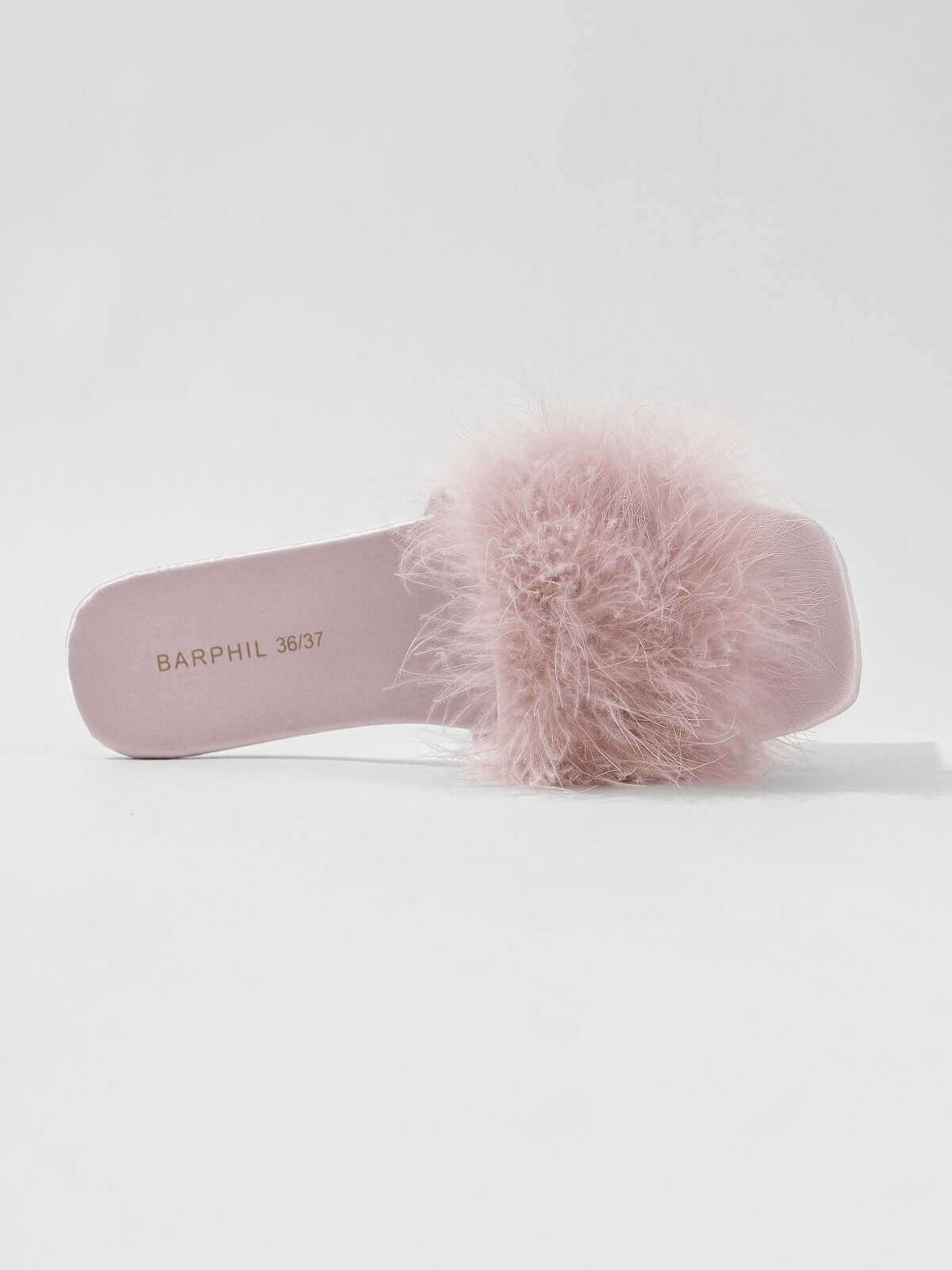 Shoe | Pink Feather Slippers | 5/6