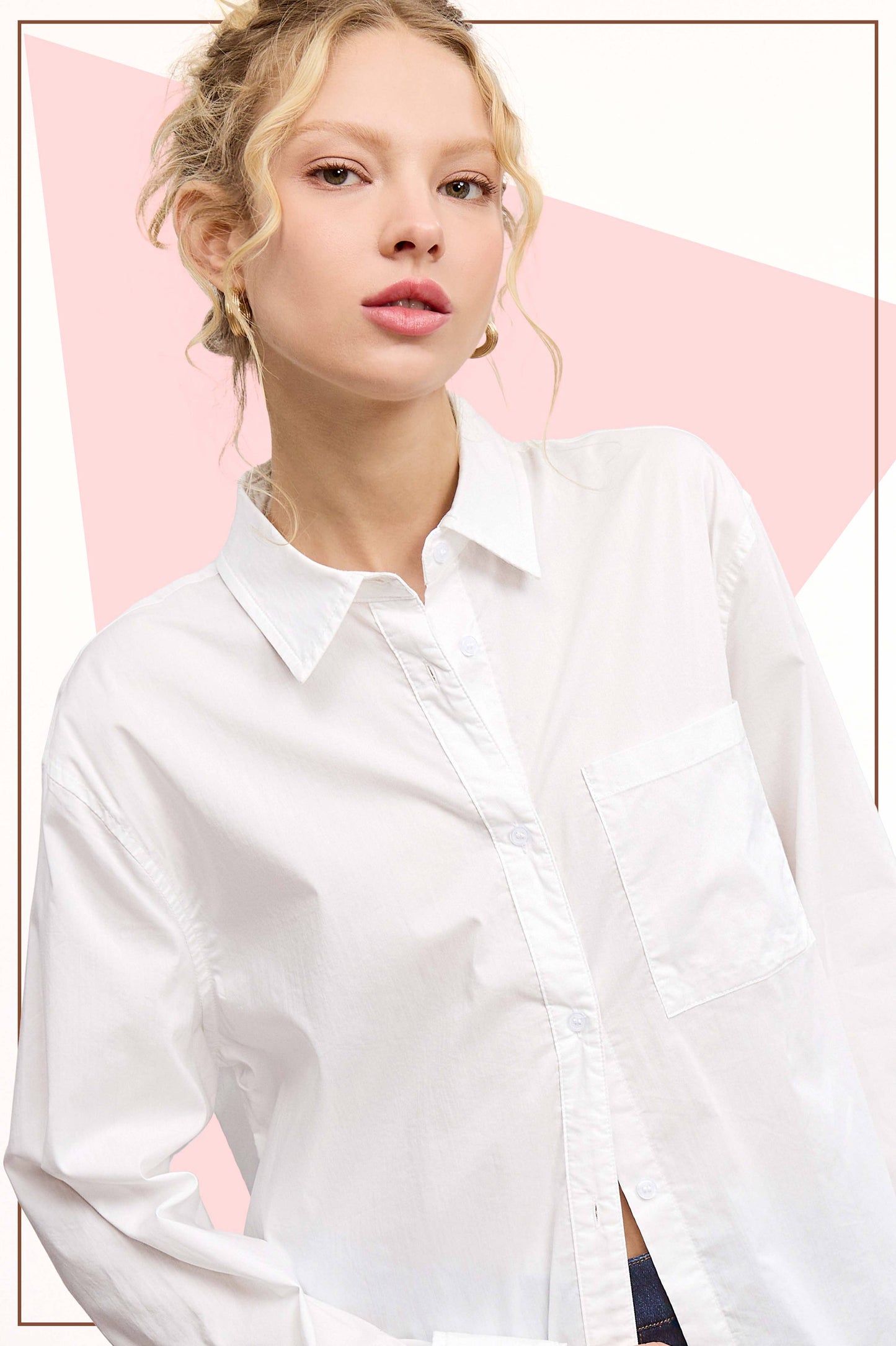Blouse | White Poplin | S