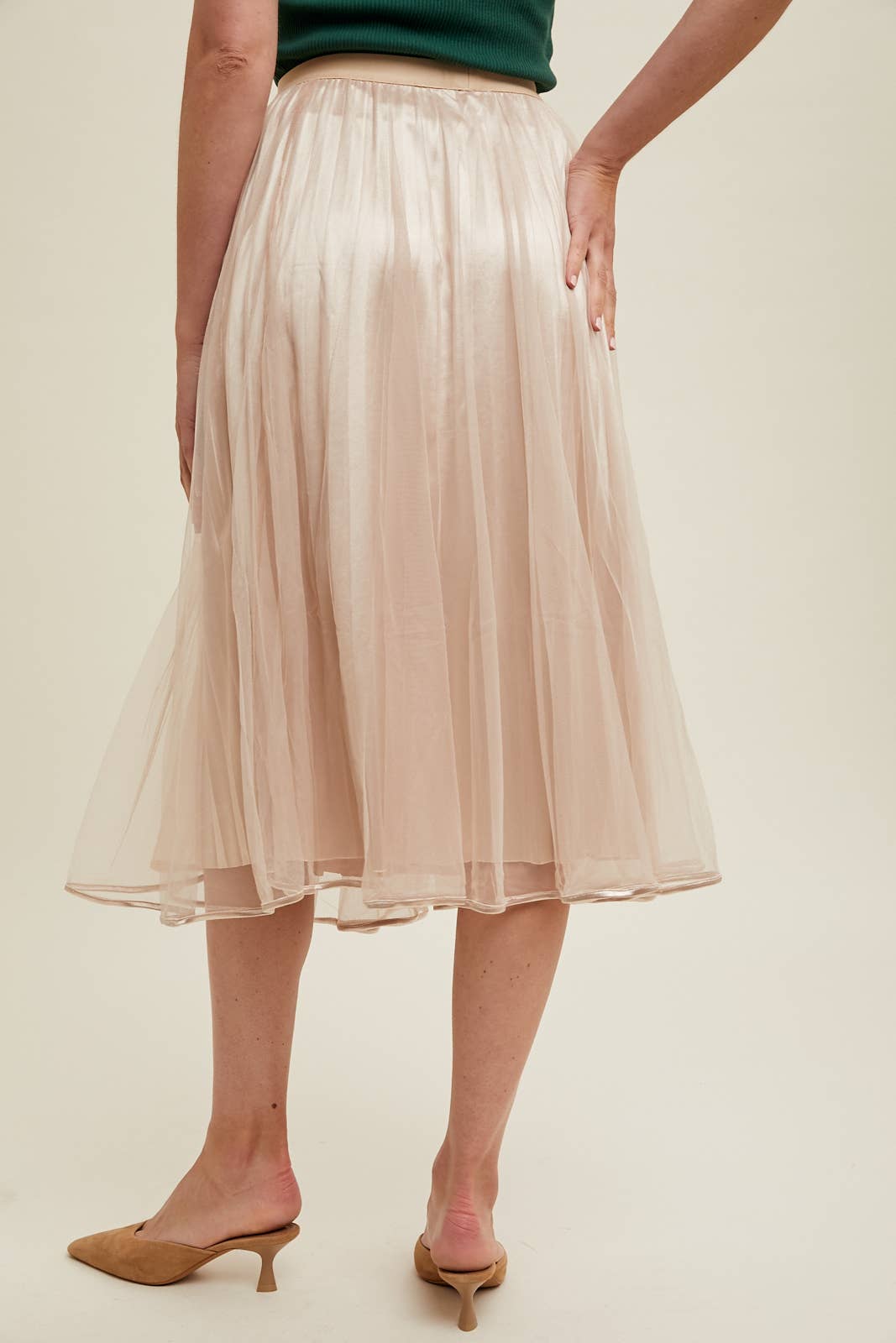 Skirt | Black Tulle Midi | S