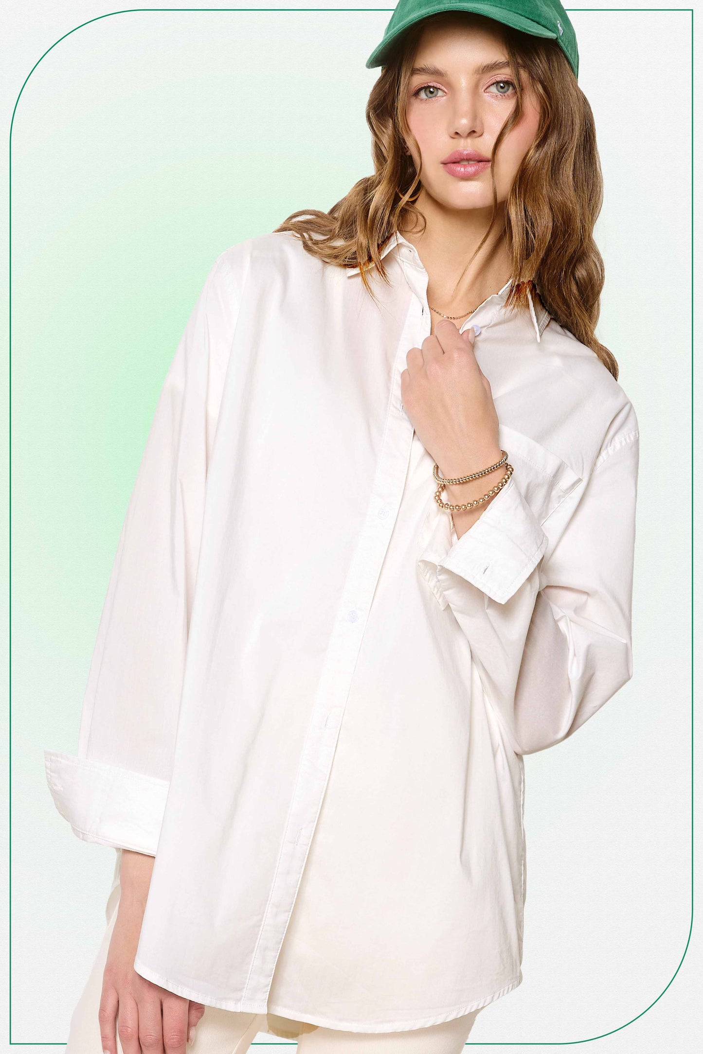 Blouse | White Poplin | S