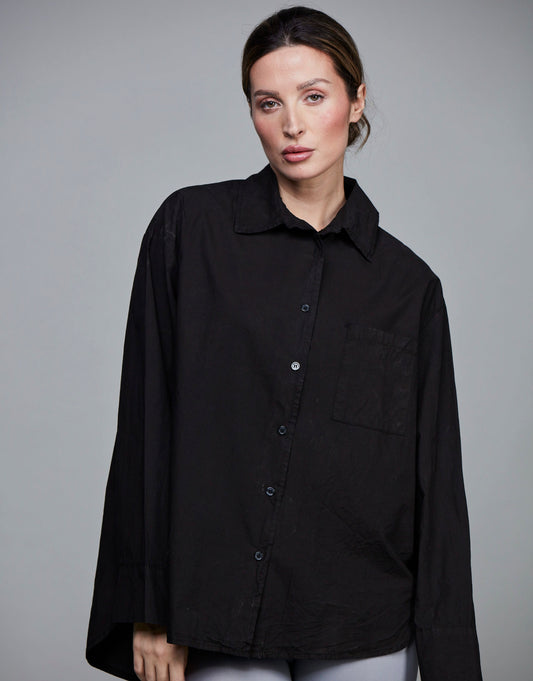 SixtyDays Boyfriend Short Shirt | Black