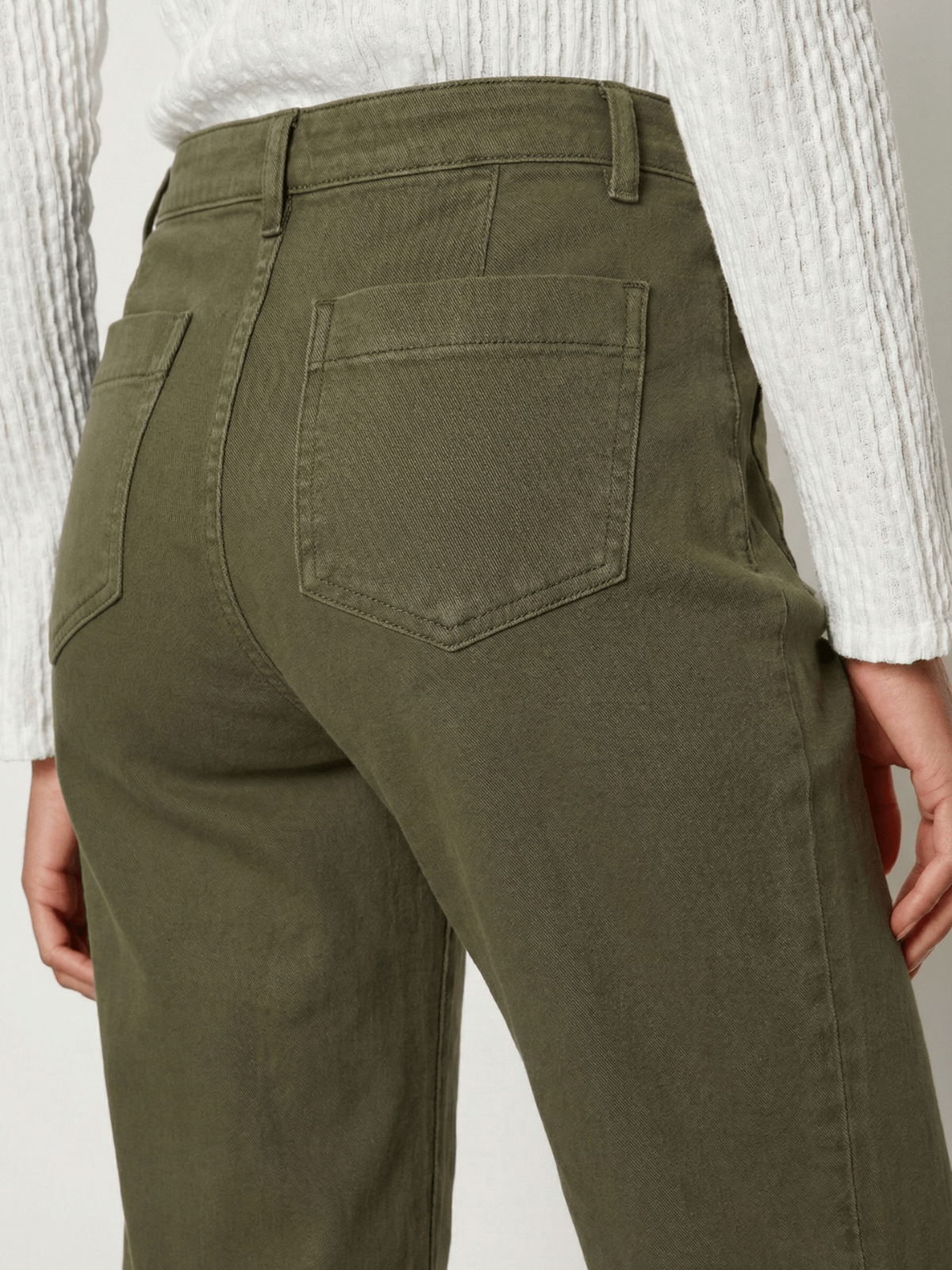 Sanctuary Marine Crop Pant | Covert Green
