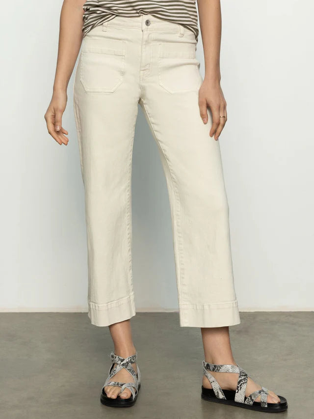 Sanctuary Marine Crop Pant | French Vanilla